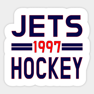 Jets Hockey Classic Sticker